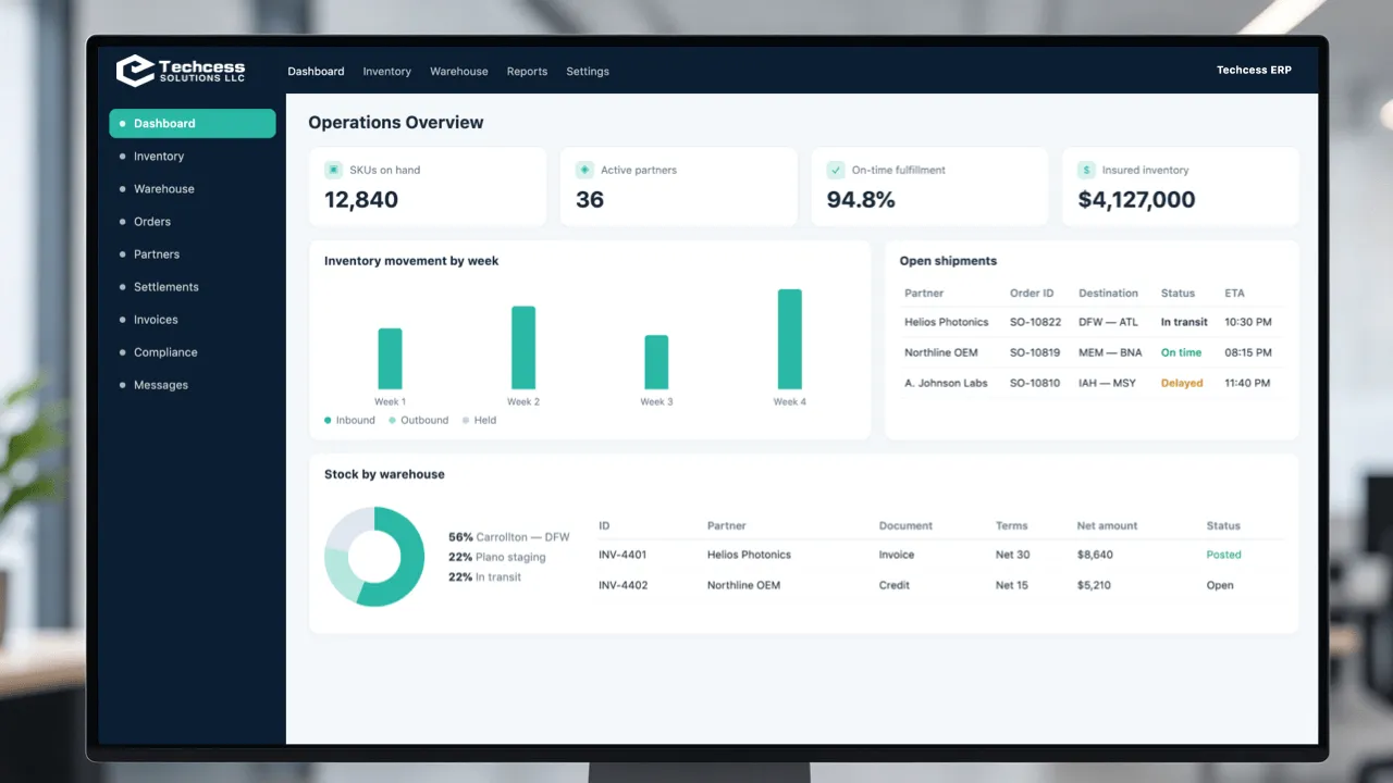 ERP inventory visibility illustration
